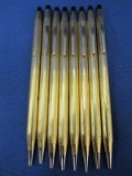 Group of 8 Vintage Cross Pens – Marked 1/20 10 karat Gold Filled