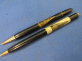 2 Vintage Mechanical Pencils: “Gustavus” – St. Peter MN  (Sheafers & Fineline brands)
