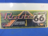 Vintage Crate Label “Route 66 Premium Table Grapes”