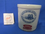 Red Wing Stoneware Jar – Ford Tractors– Root River Antique Historical Power Assn. Inc.