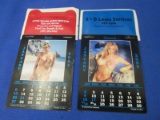 Nudie Business Calendars: 2002 Rochester Auto Techs & 2005 S& D Lawn Services