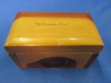 Vintage Souvenir Cedar Chest Trinket Box – Yellowstone Park