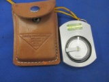 Compass & Leather Case – Suunto Instrument, Helsinki – Made in Finland
