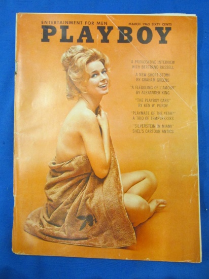 Playboy Magazine March 1963 – Adrienne Moreau Playmate