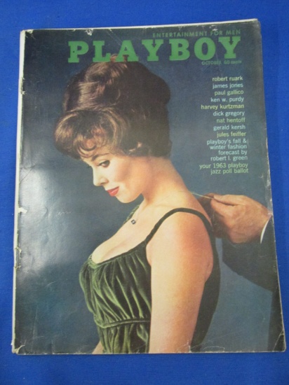 Playboy Magazine October 1962 Issue –Queen of Clubs Laura Young – Playmate