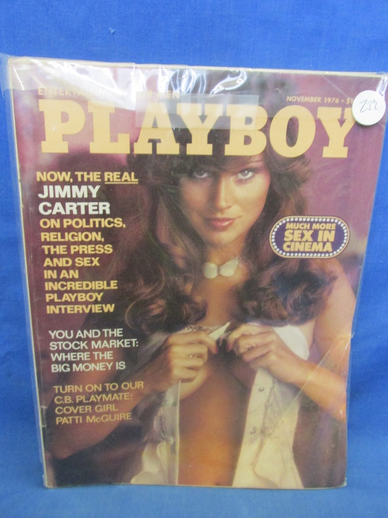 Playboy Magazine November 1976 - Jimmy Carter - PattyMc Guire,-- Misty Rowe Art