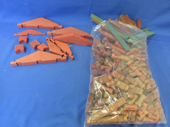 Lincoln Logs – Assorted – just over 4 ½ Lbs