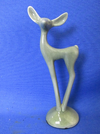 Vintage Roselane Standing Deer Figurine Mid-Century Modern Deco Style