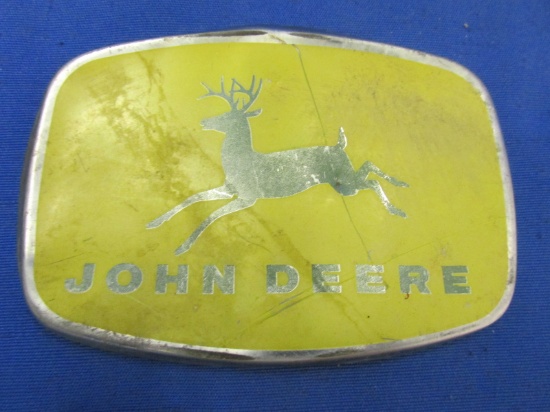 John Deere Tractor Medallion  3 1/4” T x 4 1/2” W