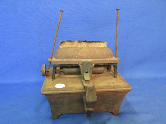 Antique Cast Iron Sad Iron Stove (minus the Bracket that held the iron over its 4” Wick)