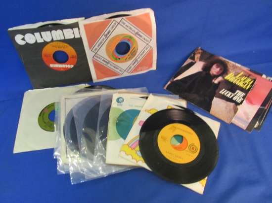 45 RPM Records: 20 Assorted – from Pop to Country to Oddities like “The Boll Weevil”