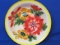 Large Enamel Bowl – Colorful Floral Design – 15” in diameter – Made in Hong Kong