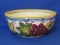 Large Ceramic Bowl with Fruit Motif – Tabletops Unlimited – 12 1/4” in diameter