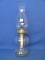 Clear Glass Oil Lamp from Lamplight Farms – 16 3/4” tall with chimney