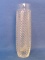 Ralph Lauren Lead Crystal Vase in Herringbone Pattern – Signed on Base – 7 1/2” tall