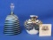 2 Pieces of Art Glass – Bell with no clapper – Perfume? Bottle w no Stopper