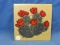 1988 Santa Fe Cactus Hand Painted Kiln Fired Ceramic Tile