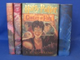 4 Harry Potter Books - 1st American Edition – Nice Hardcovers – by Rowling