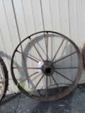 Cast Iron Wheel – 31 1/2” in diameter – Staggered Spokes