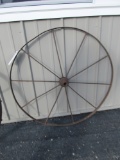 Cast Iron Wheel – About 35 1/2” in diameter – Thinner than others