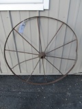 Cast Iron Wheel – About 35 1/2” in diameter – Thinner than others