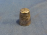 Sterling Silver Sewing Thimble - Weight is 5.2 grams