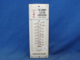 Tri-County Electric Cooperative Metal Thermometer – Rushford Minnesota