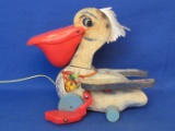 Fisher-Price Pull Toy – Pelican #794 – 1961 – 9” long