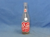 O-So Beverages Soda Bottle