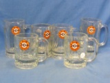 A&W Root Beer Glass Mugs With Arrow (6) – 3 Different Sizes