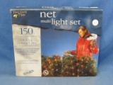 Holiday Time Net Multi-Colored Light Set – New