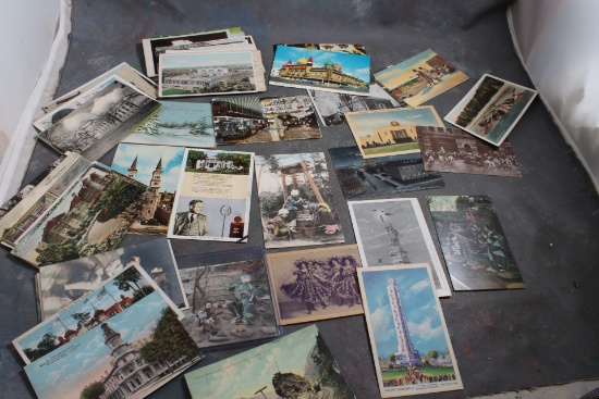 Large Lot Early 1900's Postcards, Photo Postcards, Japan 1907, 1905 Statue of