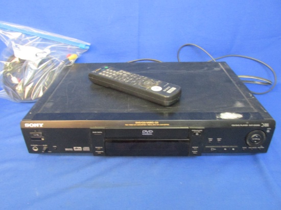 Sony DVD/CD/VideoCD Player Model No DVP-S530D – And Control