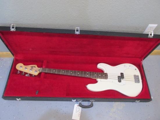 Fender Precision Bass Guitar  & Case – Very Good Vintage Condition (both) see pix