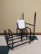 Metal Rolling Display Rack - black