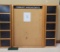 Wooden Announcement Board w/advertising wings  68.5