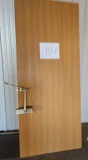 Wood Solid Core Door Heavy Duty w/handset and auto closure  3' x 7' door