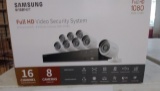 Samsung Wisenet Full HD Video Security System – 8 Camera – 16 Channel – New