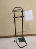 Metal Rolling Display Rack - Black