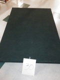 Carpeted Floor Platform Display - Hunter Green  4' x 5.5' x 6
