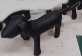 1 Dog Mannequin - Black - Medium Size