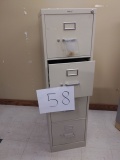 Hon Brand 4 drawer file cabinet w/keys