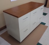 Steelcase Brand 6 drawer file cabinet no/key  Heavy duty very good condition 45