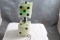 Mid-Century Figural Dice Lamp in Working Condition