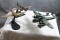 3 Diecast Planes Mitsubishi G4M1 Type 1 Japan, Do217E+Me 328 Mistel,