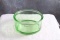 Depression Vaseline Uranium Glass Hazel Atlas Bowl 5 3/4