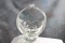 Clear Glass Basket Vase 7 1/2