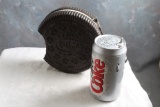 2 Novelty Transistor Radios Oreo Cookie & Diet Coke Figural Working Radios