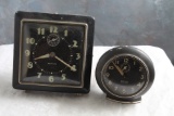 2 Antique Westclox Alarm Clocks Baby Ben