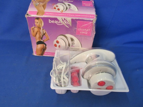 BeautyKo Cellulift Erase with interchangeable rotating accuspike spheres